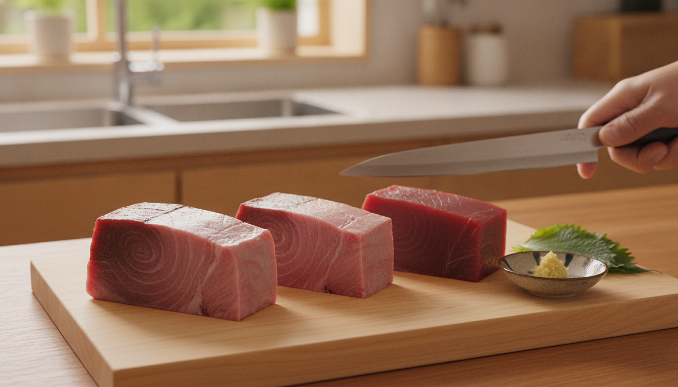 【冷蔵・指定日着可】絶品！生本マグロ セット 大トロ 200g + 中トロ 200g + 赤身 200g （すべて柵どり）