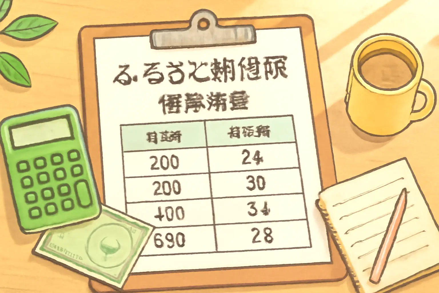 ふるさと納税限度額早見表で控除上限額を年収別に確認する方法
